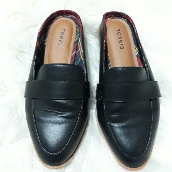 torrid Shoes - Torrid faux leather loafer mules 9W